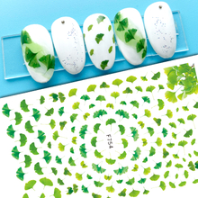 F754 Leaf Self-adhesive Nail Sticker 2021 New