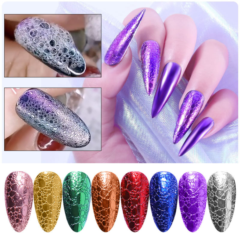 Nail Bubble Mirror Powder
