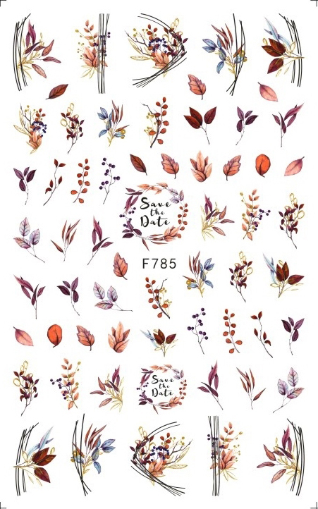 F785 Self-adhesive Nail Sticker 2021 New