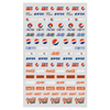 Coca Cola Brand Logo 3D Nail Art Sticker 5 colors Option