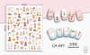 CA641 Japanese Style Self-adhesive Nail Art Sticker