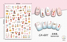 CA641 Japanese Style Self-adhesive Nail Art Sticker