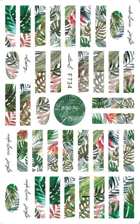 F734 Self-adhesive Nail Sticker 2021 New