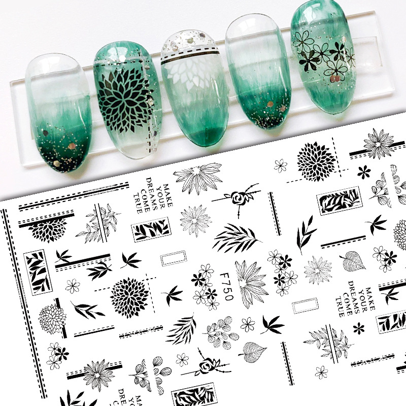 F750 Self-adhesive Nail Sticker 2021 New