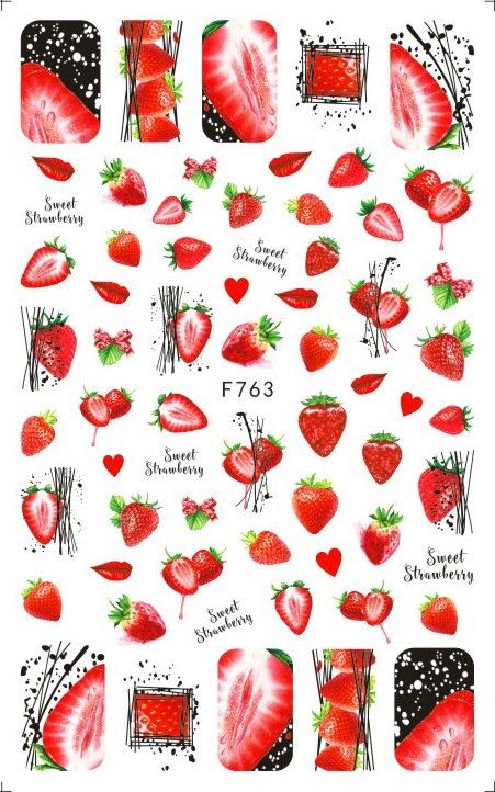 F763 Self-adhesive Nail Sticker 2021 New