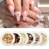 Royal Storm Flat Shaped Rhinestone Pearl Metal Ring Nail Decoration