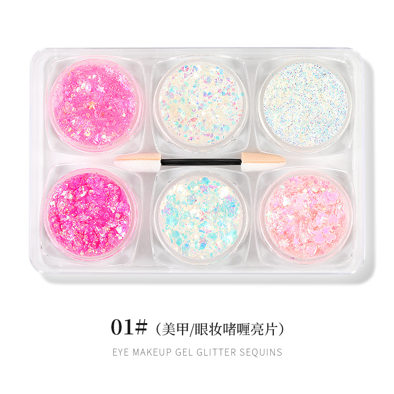 Fairy Eye Symphony Nail Gel Sequins Set