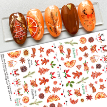 F797-F801 Christmas Nail Sticker 2021 New