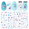 F620 Christmas Halloween 3D Self Adhesive Nail Art Sticker 
