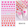 Cloud Heart Star 5D Embossed Nail Sticker