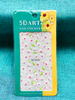 5D Embossed Spring Flower Nail Sticker