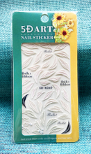 5D Embossed Nail Sticker