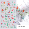 Merry Christmas 5D Embossed Nail Sticker