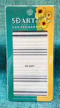 5D Embossed Nail Sticker