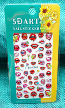 5D Embossed Halloween Nail Sticker
