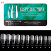 15 Styles Soft Gel Tips Nail artificial Tips