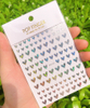 WG622 Heart Self-adhesive Nail Sticker