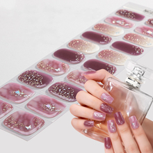Semi cured Gel Nail Sticker 16pcs/sheet