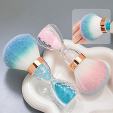 Hourglass Nail Dust Brush Nail Cleaning Brush