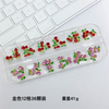 Nail Cherry Metal Decoration
