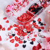 12 Grid Valentine's Clay Mixed Style Heart Polymer Clay