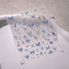 Iron New Technology 3d Butterfly Nail Sticker with Nail Decoration