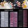 150pcs/box French Dual Nail Form With Edges Inside Nail Tips