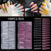 150pcs/box French Dual Nail Form With Edges Inside Nail Tips