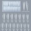150pcs/box Acrylic Nail Form Butterfly Shape Nail Armor Nail Extension Tip