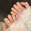 10pcs Handmade Full Cover Short False Nail Tip 