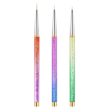 Hot-Selling Gradient Handle Nail Art Pen Painting Paint Drawing Pen Nail Brush Manicure Tools