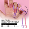 10 pcs/pack Nail Polish Finger Protection Clip 
