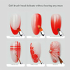 6pcs/Set UV Gel Nail Brush Liner DIY Painting Pen