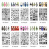 Rectangle Stainless Steel Nail Stamping Plate Flower Lace Butterfly Nail Art Tool