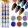 Holographic Glitter for Filling Rainbow Nail Sequins