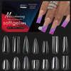High Quality 120pcs/box Full Cover Clear Color Soft Gel Tips 
