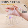 50Tips Spoon Shape Nail Art Color Chart