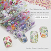 The Bohemian Series Nail Foils for Transfer Foils Paper Floral Stickers 