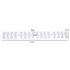 Solid Nail Polish Display Round Color Chart Manicure Tool for Nail Art Salon 