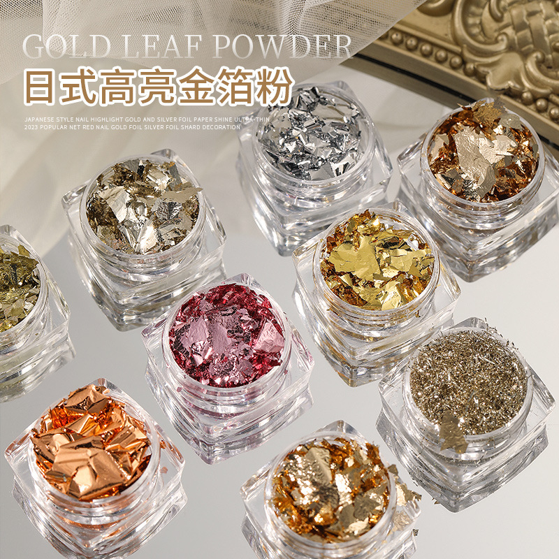 Aluminum Foil Paper Nail Art Sticker Nail Decoration