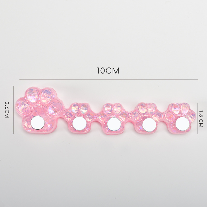 Symphony Magnetic Cat Paw Shape Nail Tip Stand Nail Training Holder Nail Art Display Set