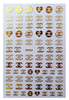 D042 CHANEL Brand Logo 3D Nail Art Sticker 