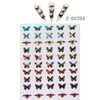2020 New Holographic Z-D Serise Colorful 3D Butterfly Nail Art Sticker 