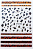 XF3183 3D Nail Art Sticker