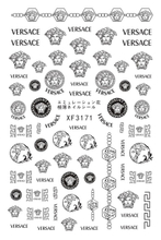 XF3171 VERSACE 3D Nail Art Sticker