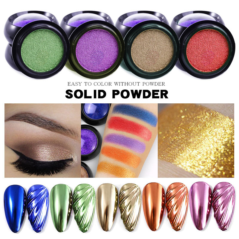 Nail Solid Mirror Powder