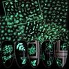CY001-009 Glow In Dark Halloween Party 3D Nail Sticker