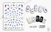 CA670 Butterfly Self-adhesive Nail Art Sticker