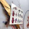  Snake Motif Emboss 6D Nail Sticker with Good Quality 