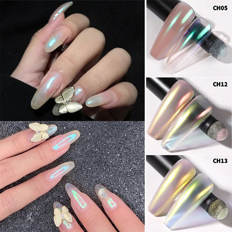Aurora Fairy Nail Mirror Powder Nail Air Cushion Magic Pen